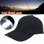 Unisex Led Baseball Cap With Led Light Adjustable Baseball Hat Headlight Flashlight For Hunting Fishing Camping Hiking Joggings