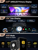 Ulefone Armor 29 Pro 5G AI Rugged Phone 6.67" 120Hz Up to 32GB RAM 512GB ROM 21200mAh 120W 64MP Night Vision Mobile Phone