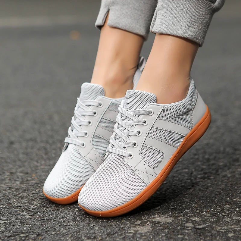 FANCYLEE Classic Women's GAT Barefoot Sneakers Retro Suede Minimalist Walking Shoes Wide Fit Zero Drop Casual Shoes Size 36-41