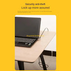 K0EA Laptop Anti Theft Lock Notebook/Laptop Cable Lock Hardware Security Cable Lock for 6x2.5mm Hole Laptops Other Devices