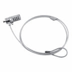 Laptop and PC anti-theft devices, combined security lock, cable chain, 4-digit password