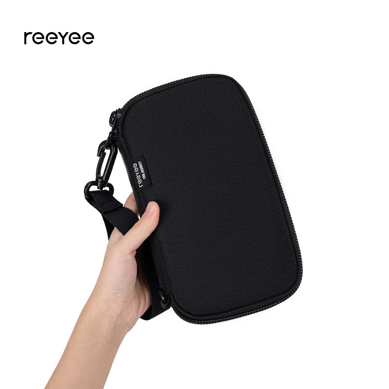 ReeYee N12 Passport Holder Wallet, Travel Organizer for Cards Tickets, Water-Resistant Scratch-Resistant Essential Wallet Pouch