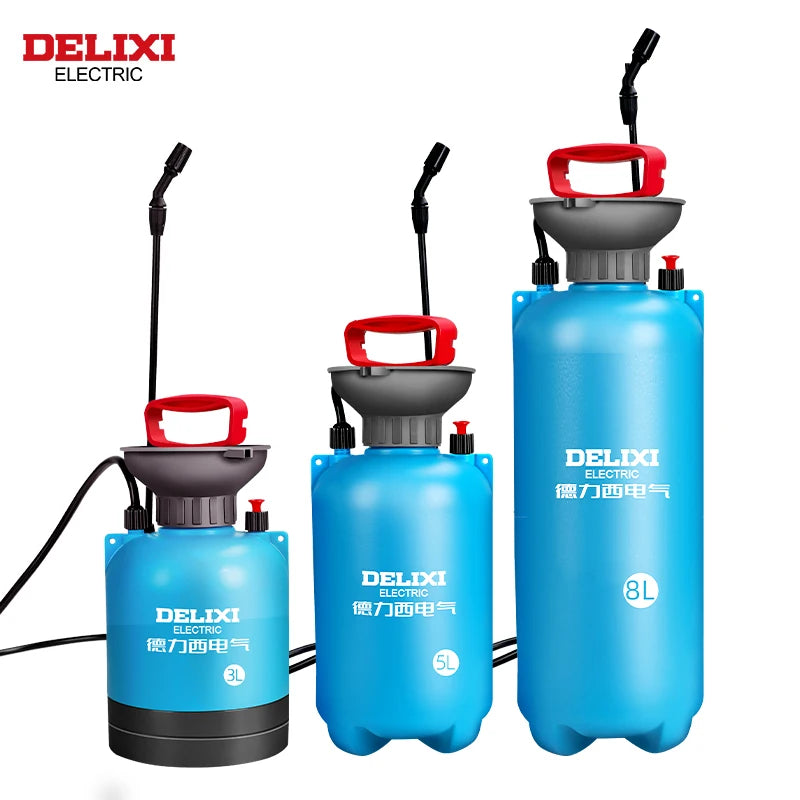DELIXI ELECTRIC 3/5/8L Garden Sprayer Hand Pump Pressure Sprayer,Multi-Purpose Hand Pressure Garden Sprayer,for Lawn Garden Main image
