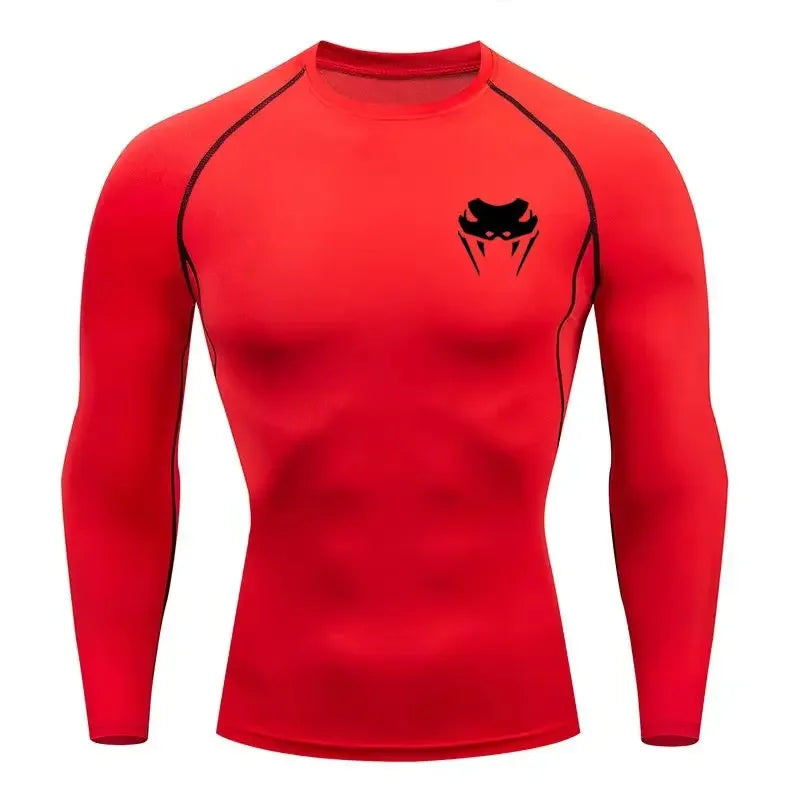 Men Compression Shirt Short Long Sleeve Quick Dry | All Season Workout Top for Gym Running Fitness UV Protection