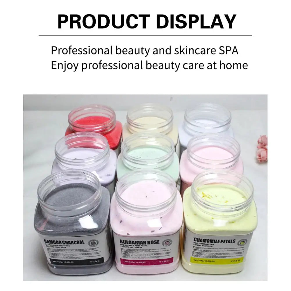 Jelly Mask for Facial Professional Rose Smooth Face Mask Skin Care, Hydrated Nourished Hydro Jelly Mask Powder,Gel Peel Off MasK