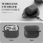 For AirPods Pro 2 Case Cover with Cleaner Kit,Shockproof Protective Case for Apple AirPod Pro 2nd 1st Generation Case