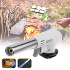 Torch Cooking AutoIgnition Butane Gas Welding-Burner Welding Gas Burner Flame Gas Torch Flame Gun Blow for BBQ Camping Cooking