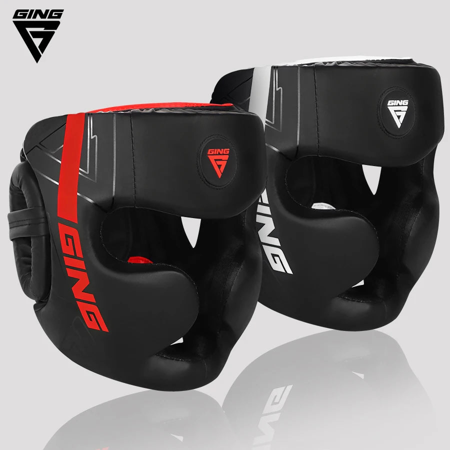 Boxing Helmet MMA Safety Free Fight Head Guard Protectors Adult Kid Training Headgear Muay Thai Kickboxing Full-covered Helmets Main image
