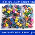144 Style Anime  Action Figure Model Pokemon Figure Toys Ornamental Decoration Collect Toys For Children's Christmas Gift