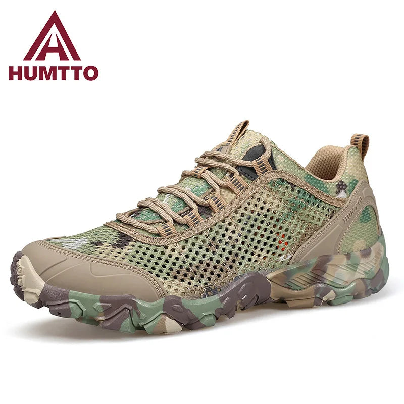 HUMTTO Men Hiking Shoes Breathable Outdoor Sports Climbing Shoes hunting shoes women Trekking Sneakers ankle boots tennis shoes Main image