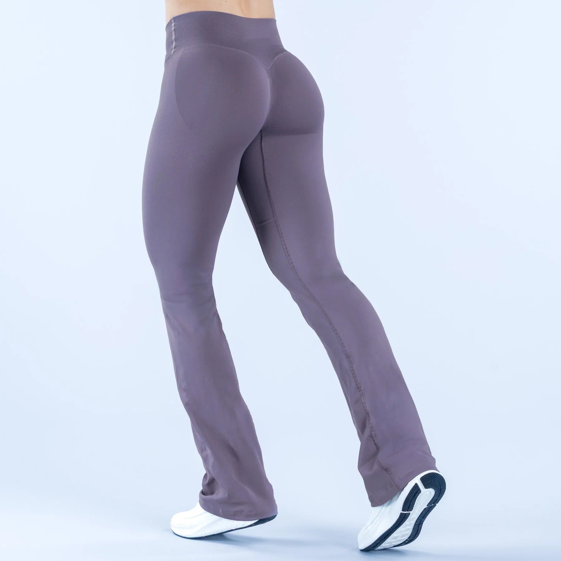 NCLAGEN Vision Flares Women's Gym Fashion Yoga Pants Front Cross High Waist Seamless Sports Leggings Fitness Wide-leg Trousers