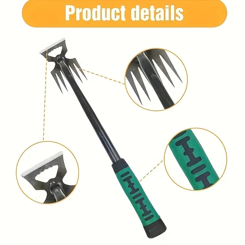 1set Retractable Garden Hoe For Home Use – Multi-Functional Tool For Weeding Digging Popular Gardening Tool Set