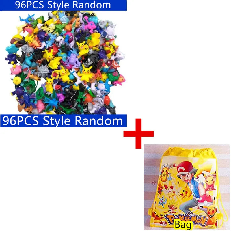 144 Style Anime  Action Figure Model Pokemon Figure Toys Ornamental Decoration Collect Toys For Children's Christmas Gift