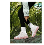 Spring Summer Fashion Pink Women's Hiking Sneakers Comfortable Non-slip Trekking Shoes Trainers Man Outdoor Sports Sneakers Men