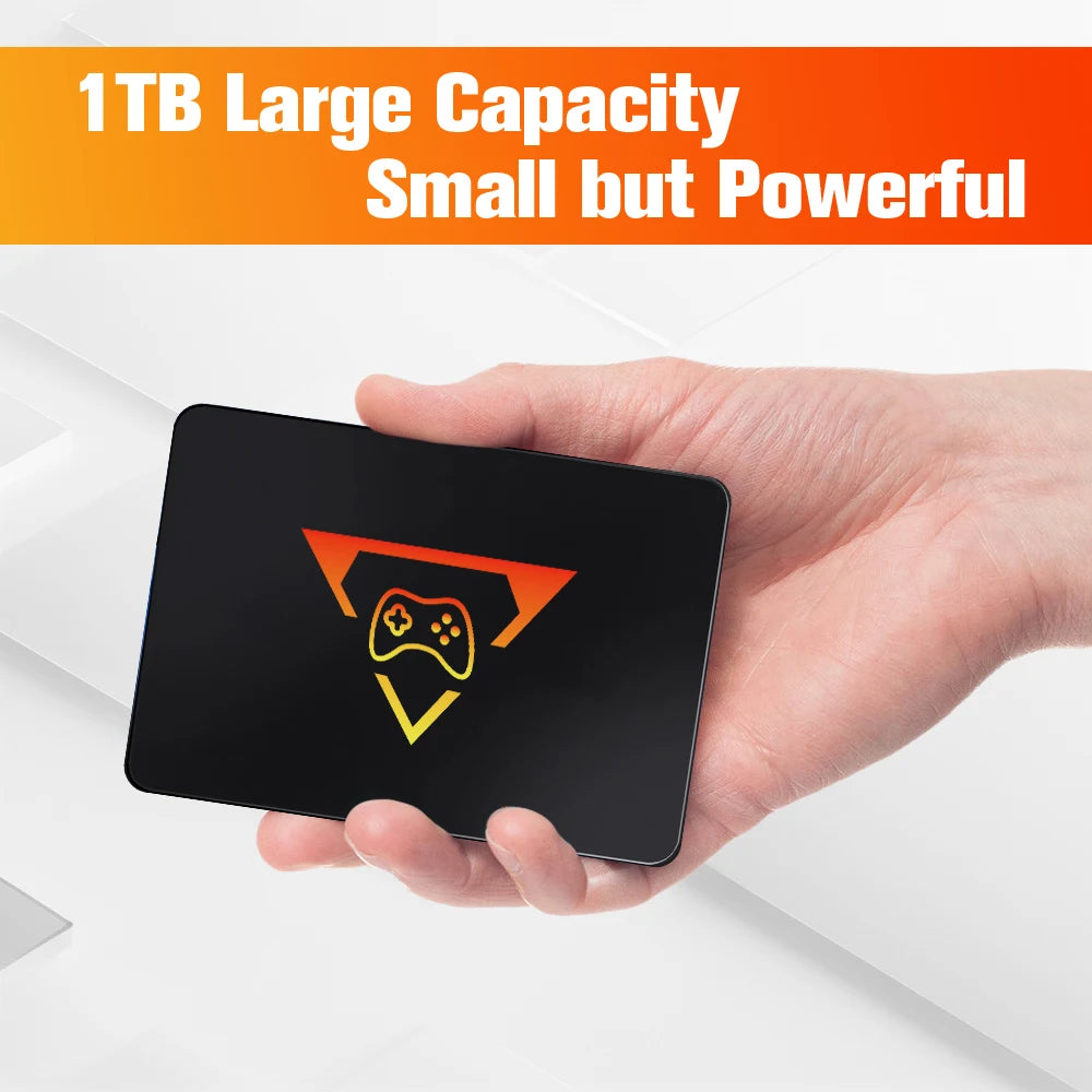 1TB Portable Gaming SSD 3 System in 1 Game Console 80+ Emulators for PS5/PS4/XBOX/XBOX One/PS3/SWITCH with 16191 3D & Retro Game