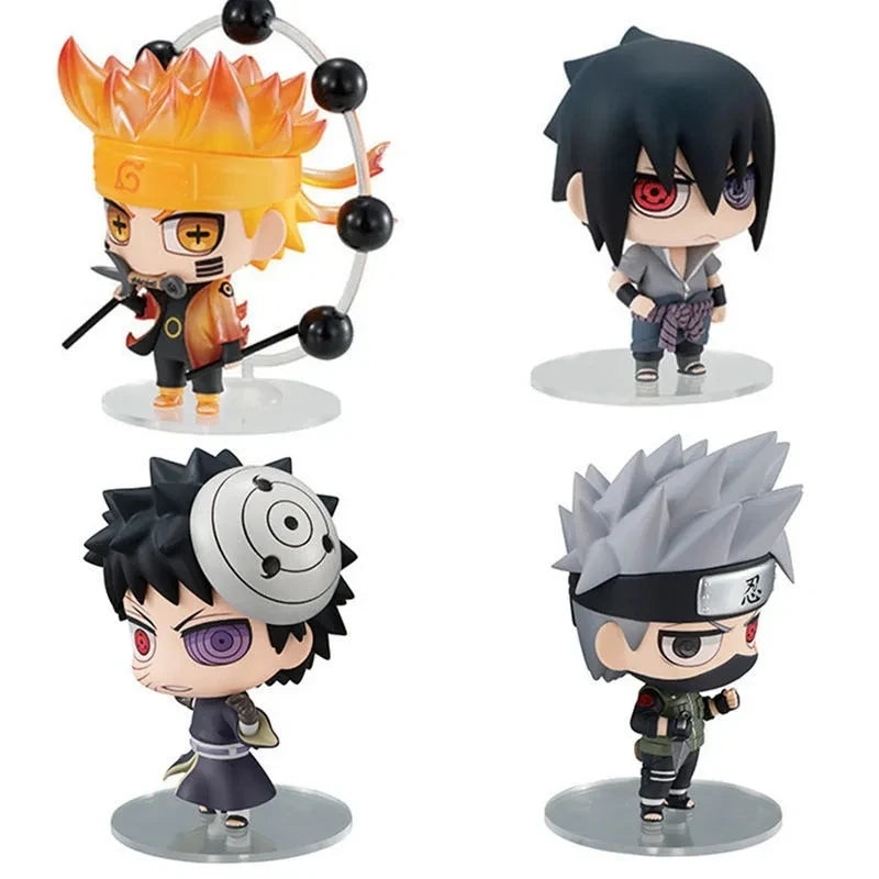 Anime Naruto Action Figure Naruto Sasuke Kakashi Itachi Model Toys Desktop Ornament Decoration Gift Boy Girl Main image