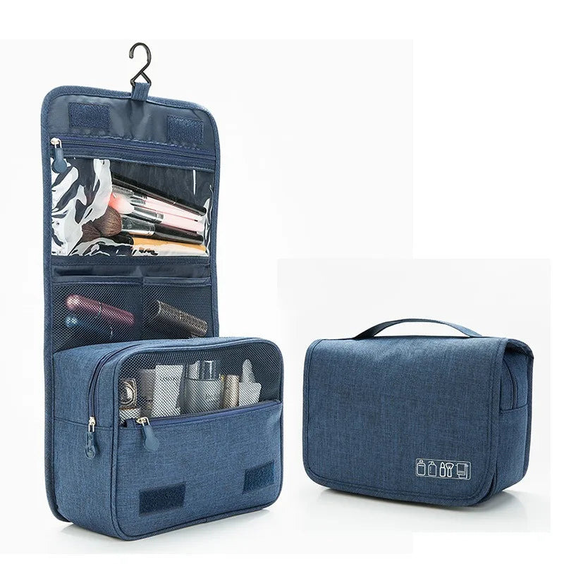 High Quality Women Makeup Bags Travel Cosmetic Bag Toiletries Organizer Waterproof Storage Neceser Hanging Bathroom Wash Bag Main image