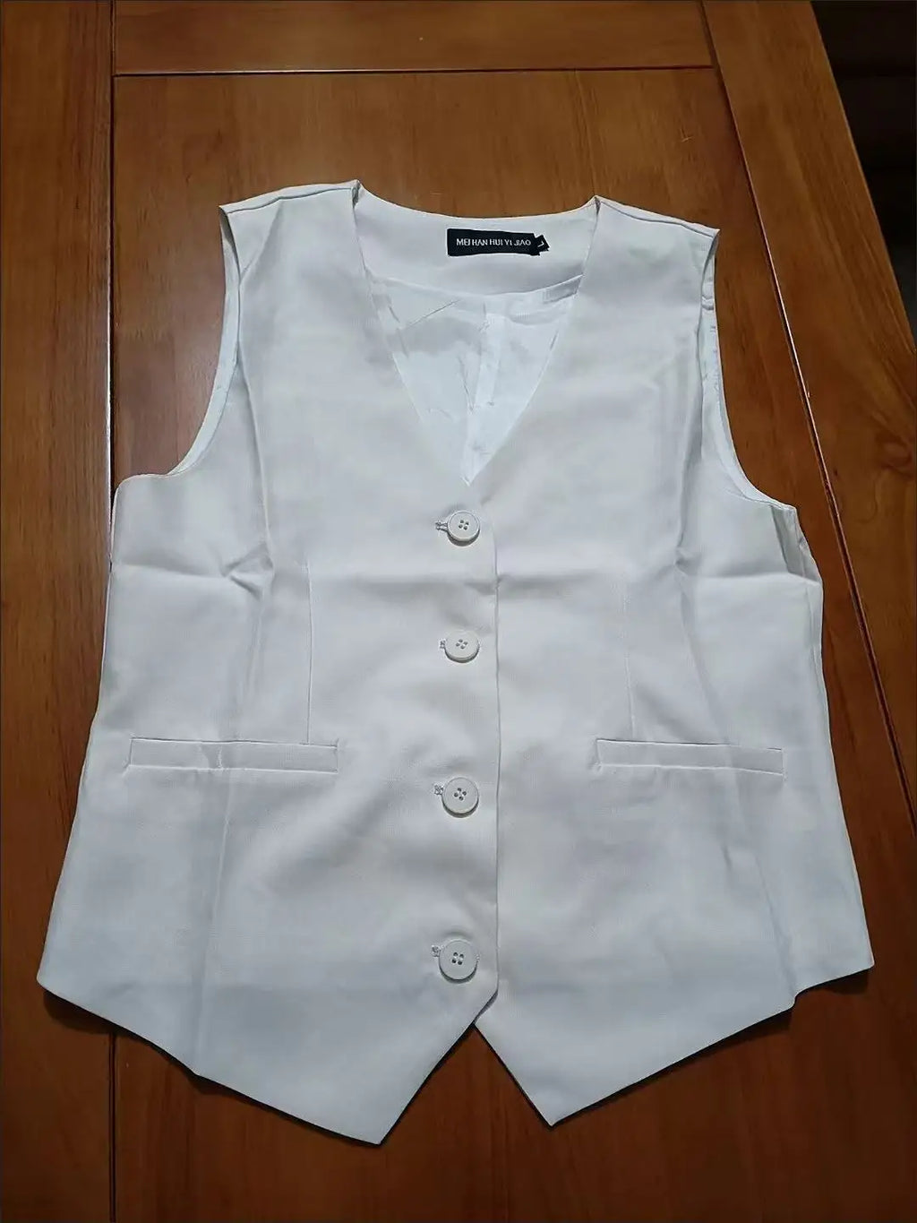 Spring Summer Korean Fashion Vest 2025 New Women Short Fashion V-neck Sleeveless Casual Blazer Waistcoat Coats Female Tops