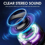 VIKEFON Portable Mini Bluetooth Speaker G200 RGB Lighting Magnetic Speaker BT5.3 Mini Sound Box 7 Hours Playback Phone Holder