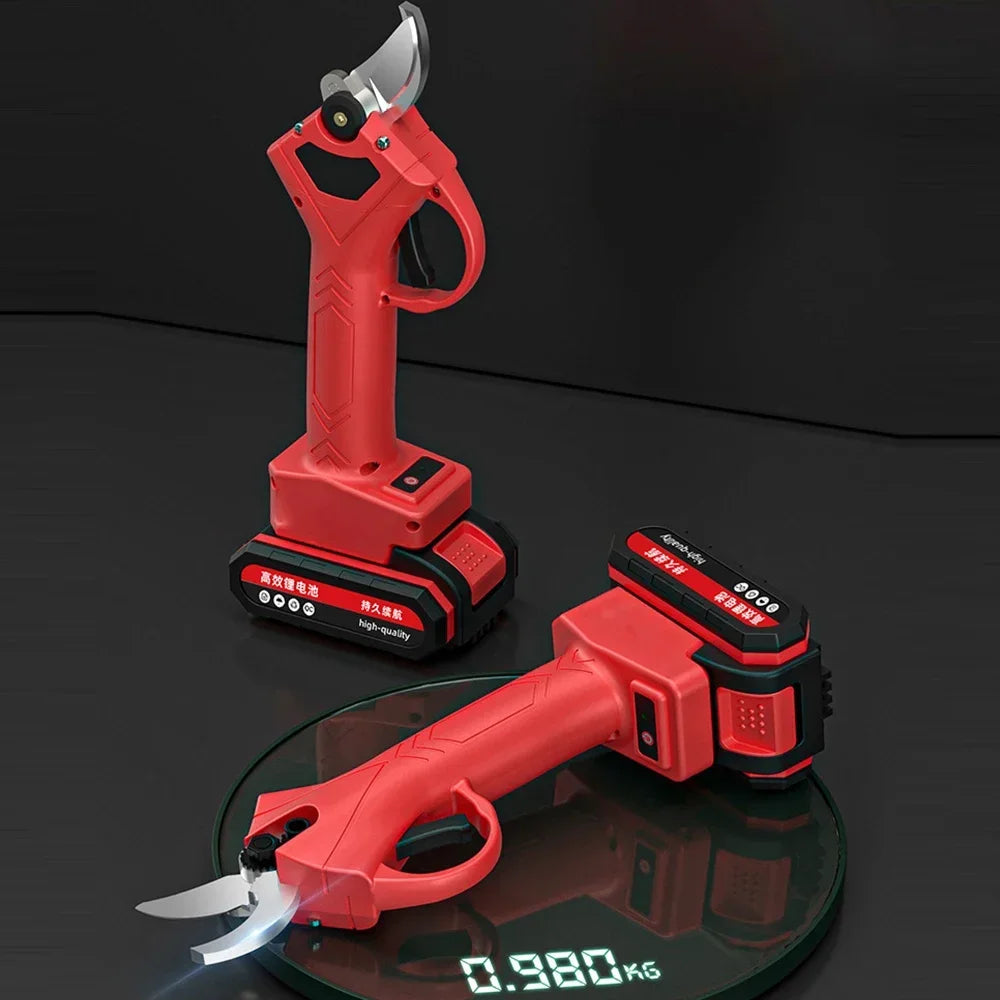 30mm Brushless Electric Pruning Shears Garden Fruit Tree Bonsai Pruning Shears Pruning Machine Tools for 21/18V  Batteries