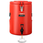 SucceBuy  Stainless Steel Insulated Beverage Dispenser 2 Gallon 7.6 Liter Thermal Hot and Cold Drink Server Dispenser