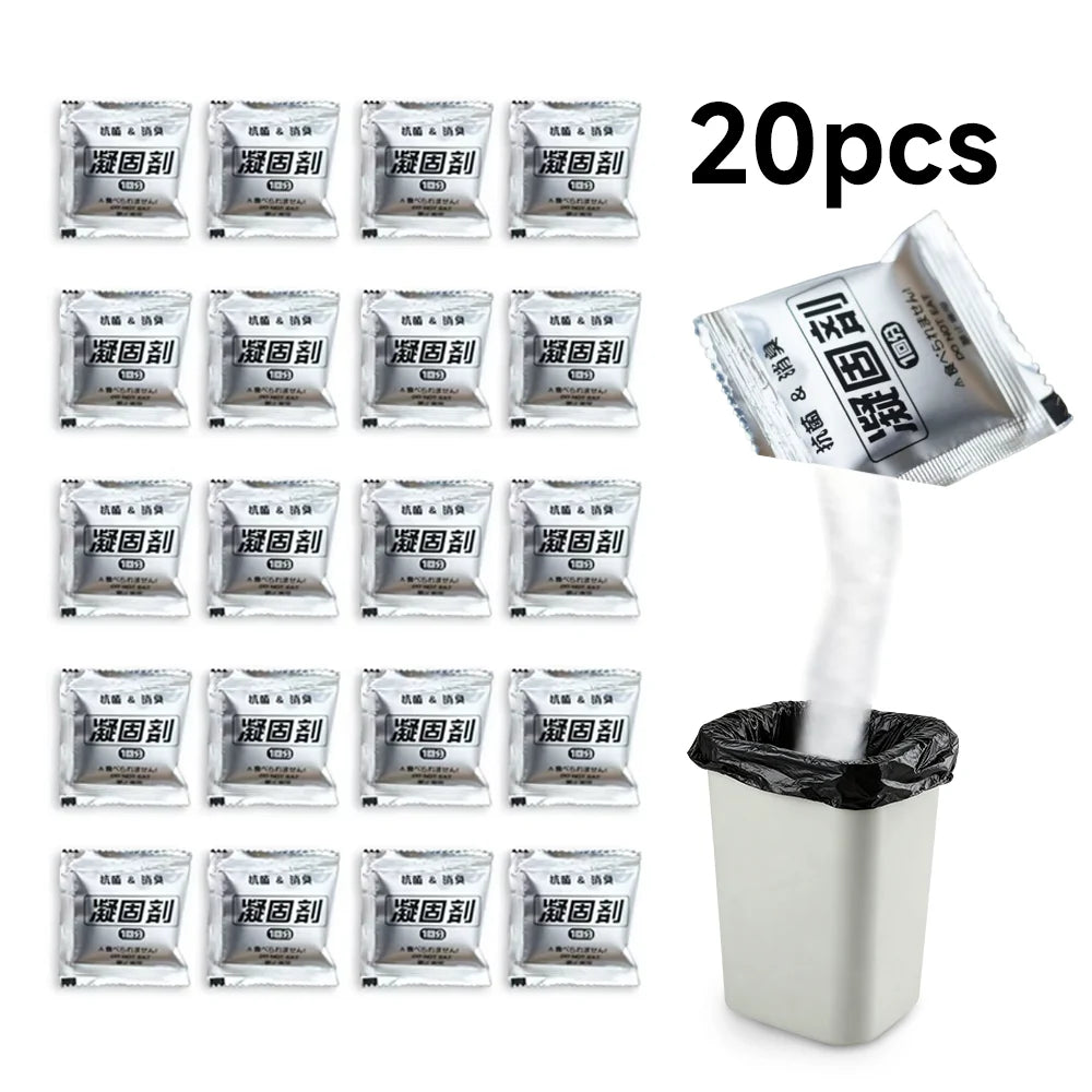 120-12PCS Camping Toilet Chemicals Liquid Waste Gelling Deodorizing Powder Eco Absorbent Gel Camping Toilet for Portable Toilet Main image