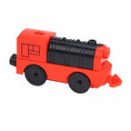 Wooden Locomotive Magnetic Electric Car Train Toys Fit Biro Wooden Diecast Slot Train Track Railway Educational Toys For Kids