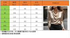Women Fashion Solid Color Shirt Collar Blouse Tops 2025 Spring Autumn Casual Long Sleeve Office Shirt Elegant Top Female