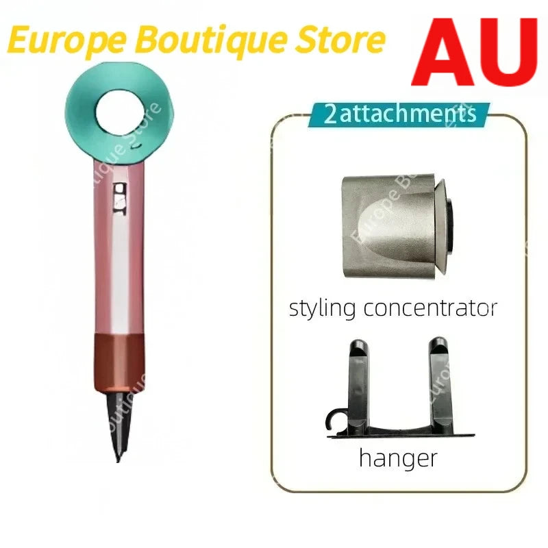 New Super Hair Dryer 220V Leafless Hair Dryer Personal Hair Care Styling Negative Ion Tool Schedule Negative Ion Electric Dryer