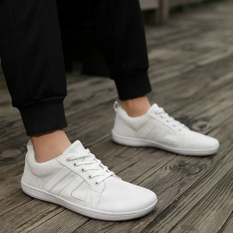 FANCYLEE Classic Women's GAT Barefoot Sneakers Retro Suede Minimalist Walking Shoes Wide Fit Zero Drop Casual Shoes Size 36-41