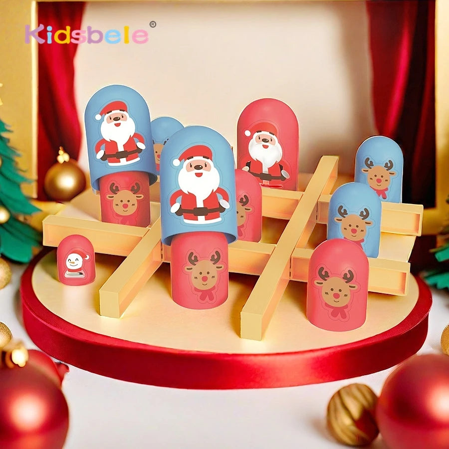 Table Board Toy Tic Tac Toe Big Eat Small Logical Thinking Training Game Parent-Child Interactive Family Game Kid Christmas Gift