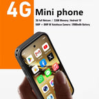 UNIWA Q333 4G 3.58 Inch Mini HD Smartphone 3GB RAM 64GB ROM 2000mAh Mobile Phones BT 5.0 Google Play Store Face ID Small Phone