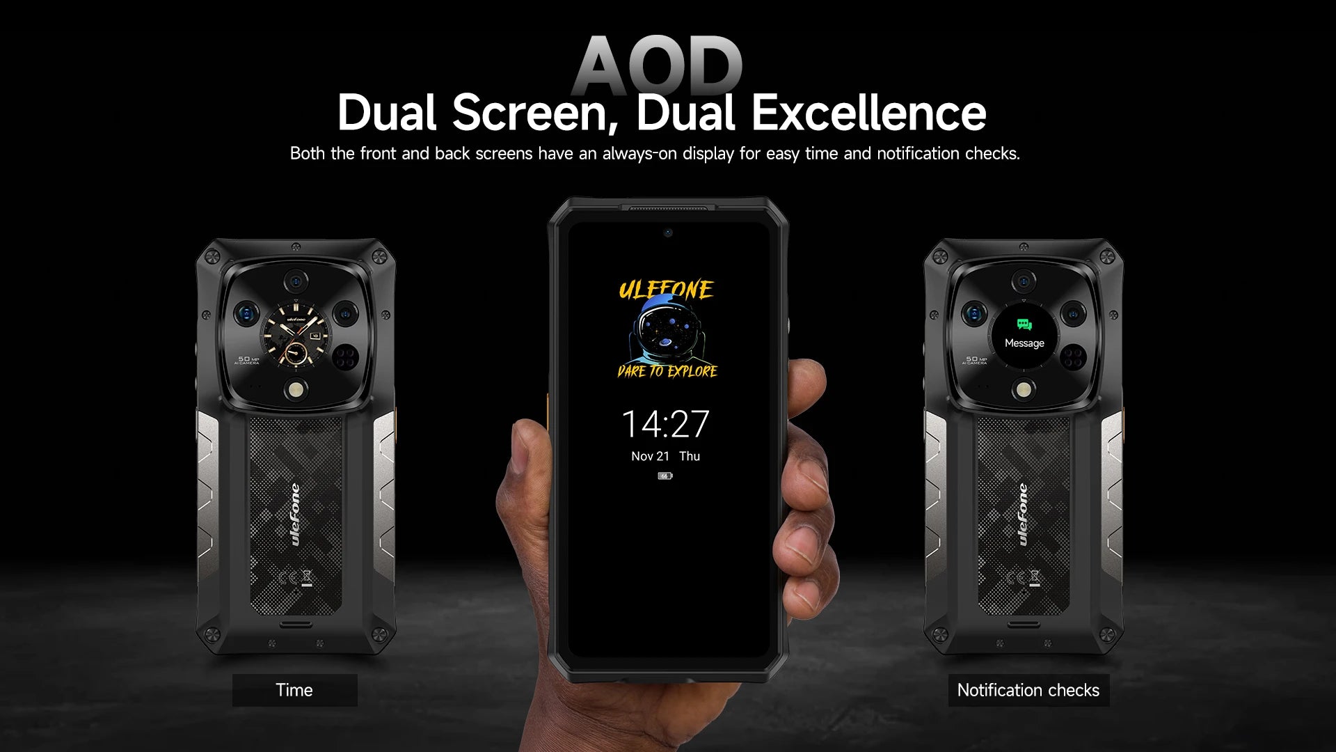 【World Premiere】Ulefone Armor 28 Ultra 5G AI Rugged Phone 1TB ROM+32GB RAM Android Smartphone AMOLED 6.67" 10600mAh Mobile phone