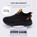 Work Safety Shoes Summer Breathable Men Air Cushion Work Protective Sneakers Anti-Puncture Work Shoes Male Steel Toe Shoes