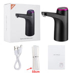 Automatic Water Dispenser Electric Water Pump Button Control USB Charge Portable for Kitchen Office Outdoor Drink Dispenser