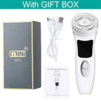MINI HIFU 4th Generation Lifting Machine EMS Warm Ultrasound Facial Eye Massage Instrument Skin Firm Home Use Spa Beauty Devices