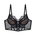 Push Up Lace Lingerie Set for  Women, Sheer Chemise with Soft Underwire Bra, Fishbone Teddy, Sexy Bridal Honeymoon Outfit, S-XL