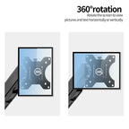 Single Monitor Mount Stand Up to 32 Inch 19.8lbs Universal VESA Desk Bracket Height Adjustable Computer Screen Holder
