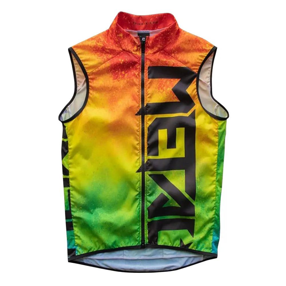 Twin Six Cycling Vest Man Sleeveless Windproof Waterproof Apparel Ropa Ciclismo Top Roadbike Uniform Lightweight Bicycle Maillot Main image