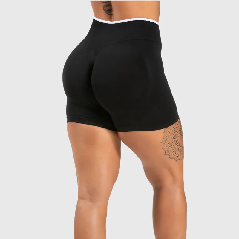 Women's Sports Shorts Gym High Waist Scrunch Seamless Yoga Leggings Cycling Shorts Workout Running Fitness Pants Secondary image