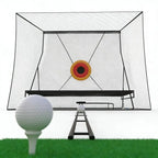 Golf Practice Net with Ball Return and Ball Blanket, Large Golf Training Net for Chipping and Swing with Target, with Carry Bag