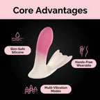 APP Bluetooth Control Vagina Vibrator Masturbation Women Clitoris Vibration Stimulator Wearable Vibrator Adult Erotica Products