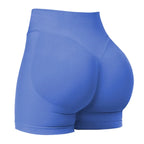 4.5''Shorts Seamless Low Ribbed Waistband Gym Shorts Scrunch Bum Yoga Shorts Booty High Stretch Running Bike Shorts
