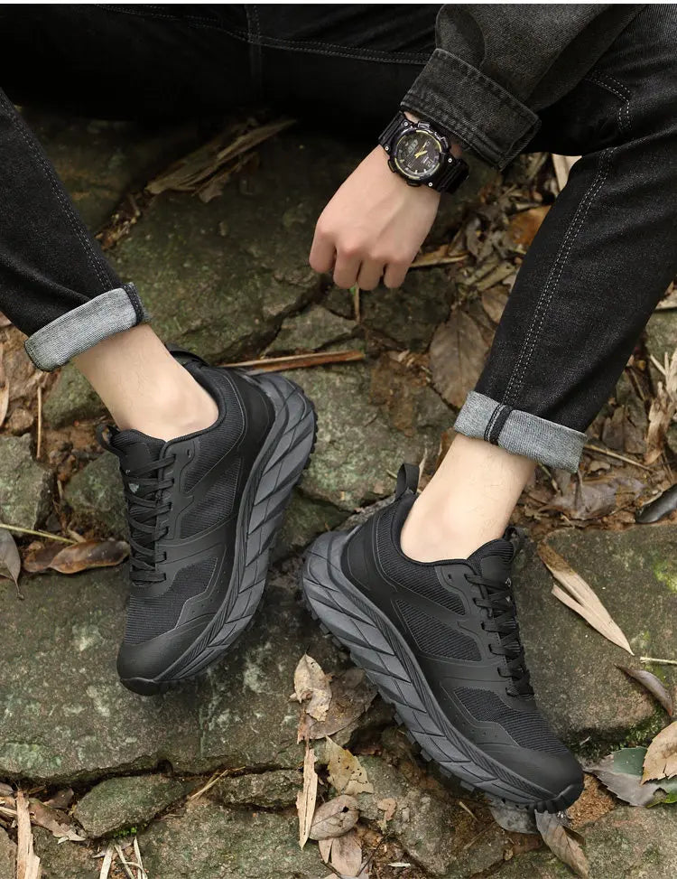 RAN Hiking Shoes Men waterproof Anti slip trekking Climbing Mountaineering Women Lightweight Outdoor sneakers ankle travel Shoes