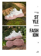 Hiking Shoes Women Anti-slip Low-top Outdoor Sports Shoes Women Lace-up Comfortable Soft Breathable Casual Sneakers Women Shoes