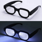 Japan Anime Detective Conan LED Light up Glasses color change funny Luminous crossdresser glasses Cosplay men Novelty Costumes