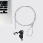 2 Sets Laptop Lock Flexible Security Cable Computer Locks With Keys Alloy Safe Wire Office Notebook Lock Security Cable Laptop