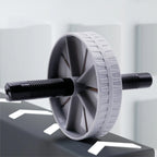 Workout AB Roller Wheel Non-slip Abdominal Roller No Noise Abdominal Trainer Abdominal Exerciser for Home Gym Strength Workouts