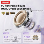 Lenovo LK6 Over Ear Wireless Bluetooth 5.4 Headphones Sound Quality Noise Reduction Ear Clip Earphones Long Endurance Earsets