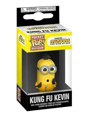 Funko Pop New Despicable Minions Me OTTO STUART KEVIN CARL Pajama Bob Agnes Pocket  Keychain Kids Toys